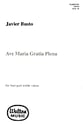 Ave Maria Gratia Plena SSAA choral sheet music cover